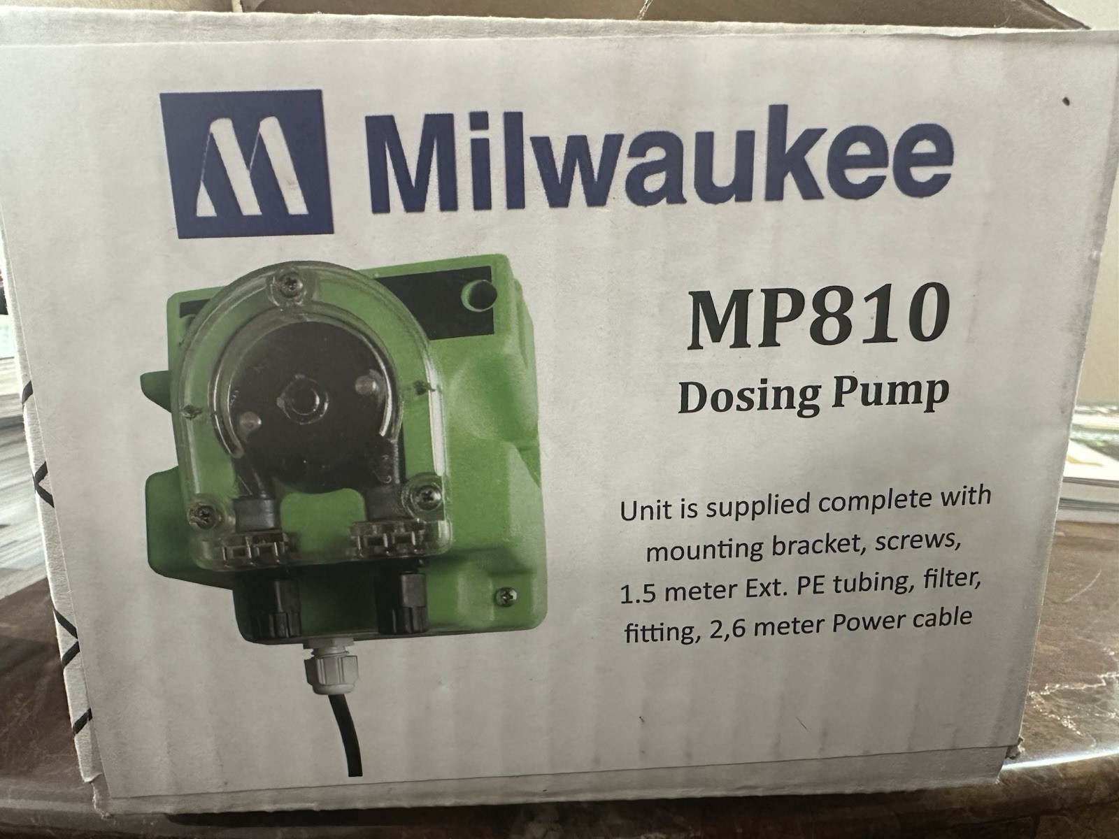 Milwaukee MP810 Dosing Pump 110V – Peristaltic pH Pump – Used VG