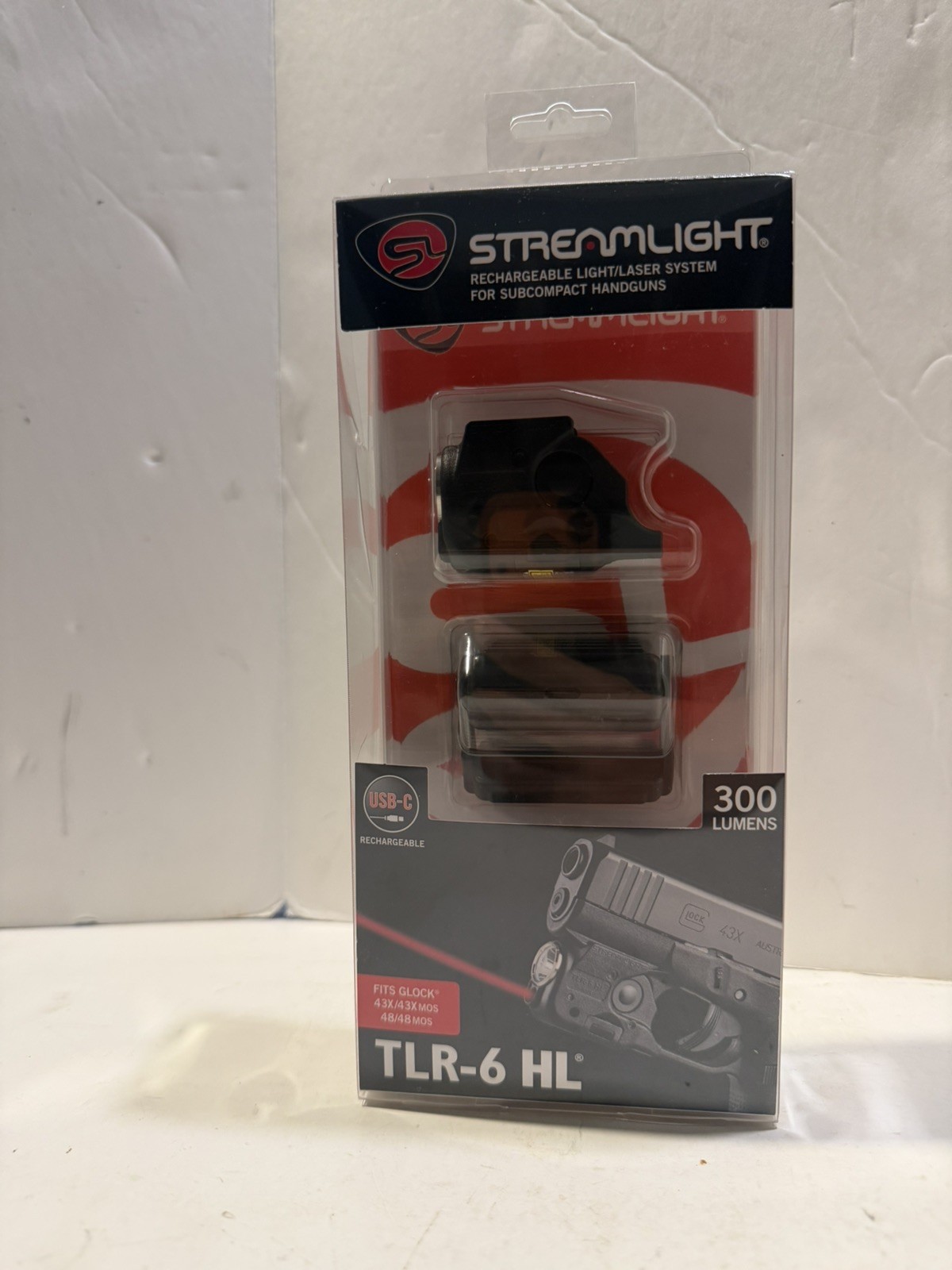 Streamlight 69345 TLR-6 HL Rechargeable Weapon Mounted Gun Light Open box New.