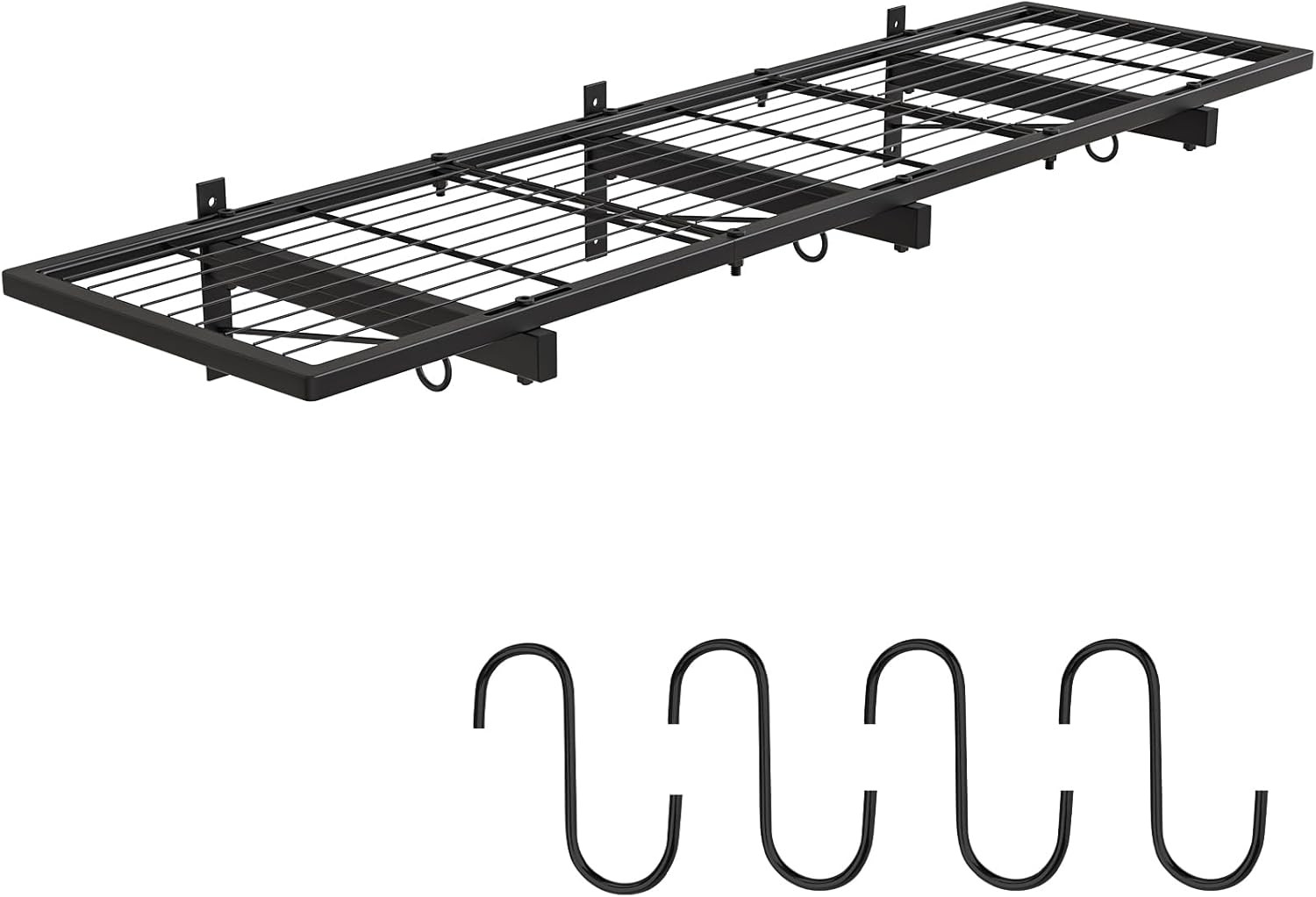 Garage Wall Shelves, 46"X12.5" Garage Shelving Wall Mounted, Heavy Duty Shelf St