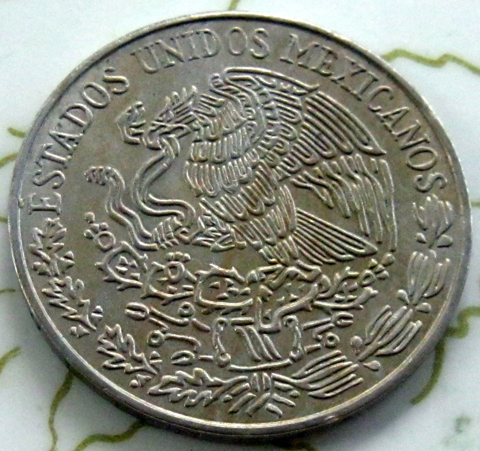 COIN MEXICO 5PESOS 1972 UNC "C"
