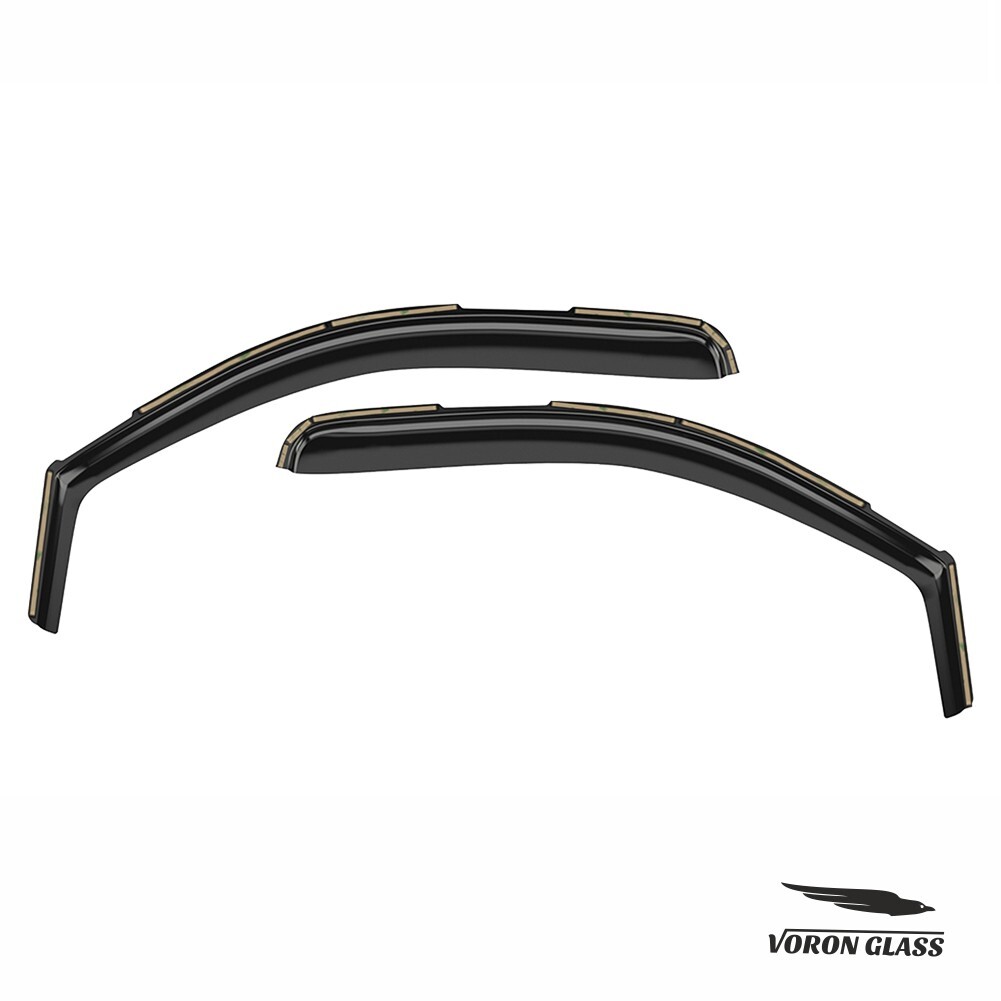 Sun Rain Visors Wind Rain Guards for 2007-2013 Chevy Silverado Regular Cab