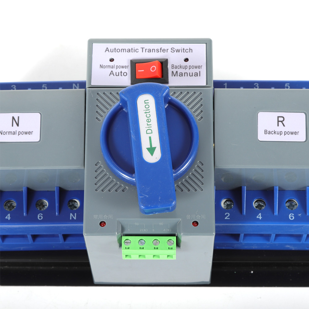 63A 4P Dual-power Automatic Transfer Switch Generator Changeover Switch 110V