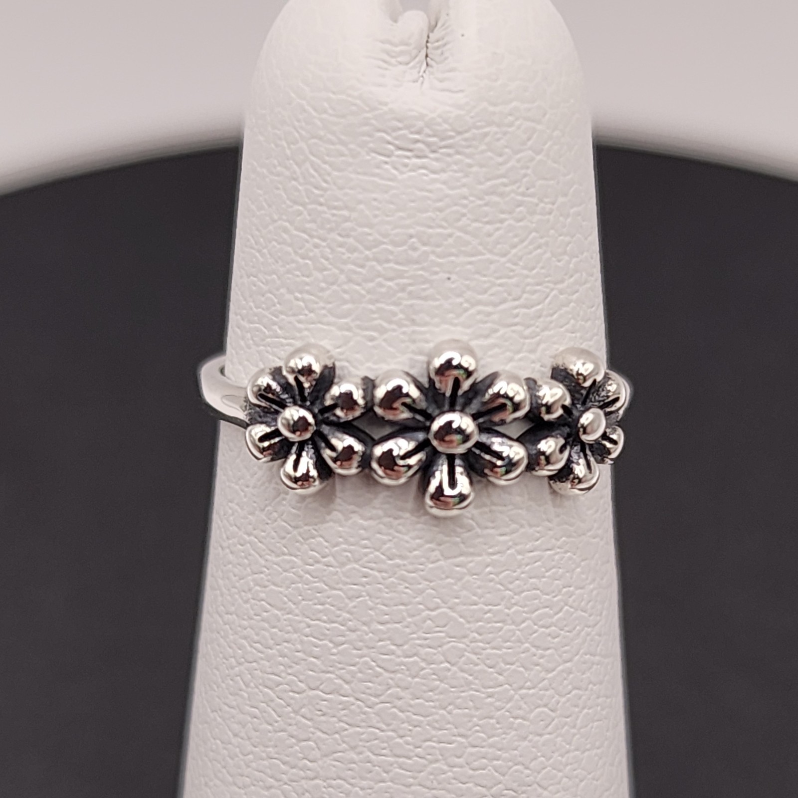 925 NEW Sterling Silver TOE Ring FLOWERS 5mm