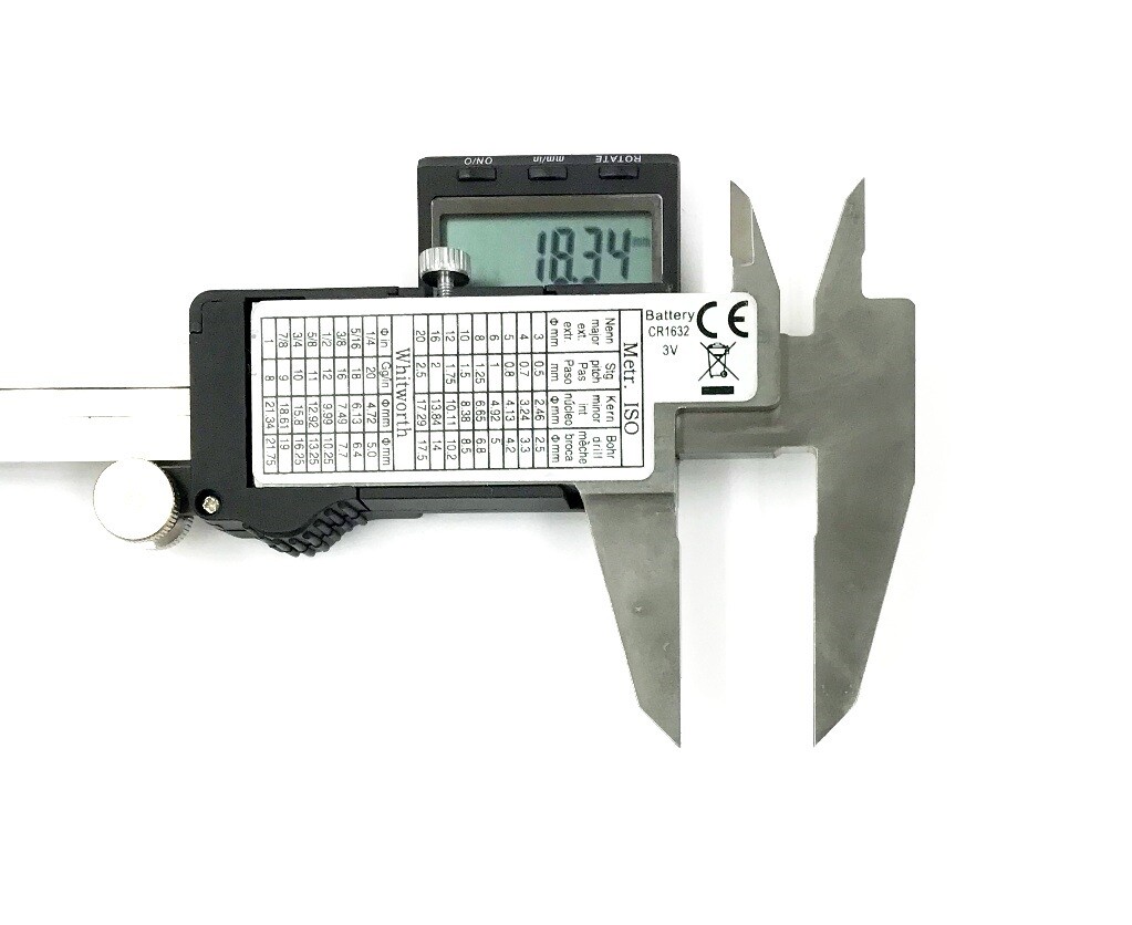 6"/150MM FLIP OVER LCD ELECTRONIC CALIPER (4100-3216)
