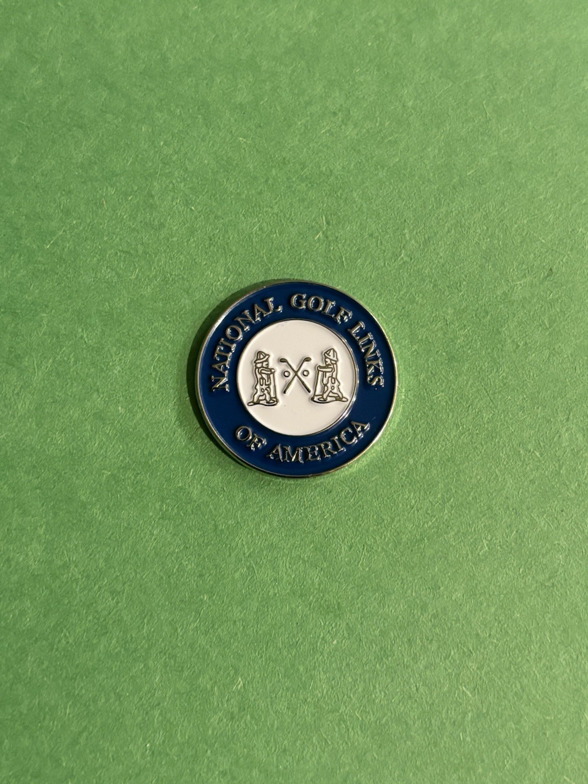 National Golf Links Of America - 1” RARE Coin Ball Marker - Top 100 NGLA