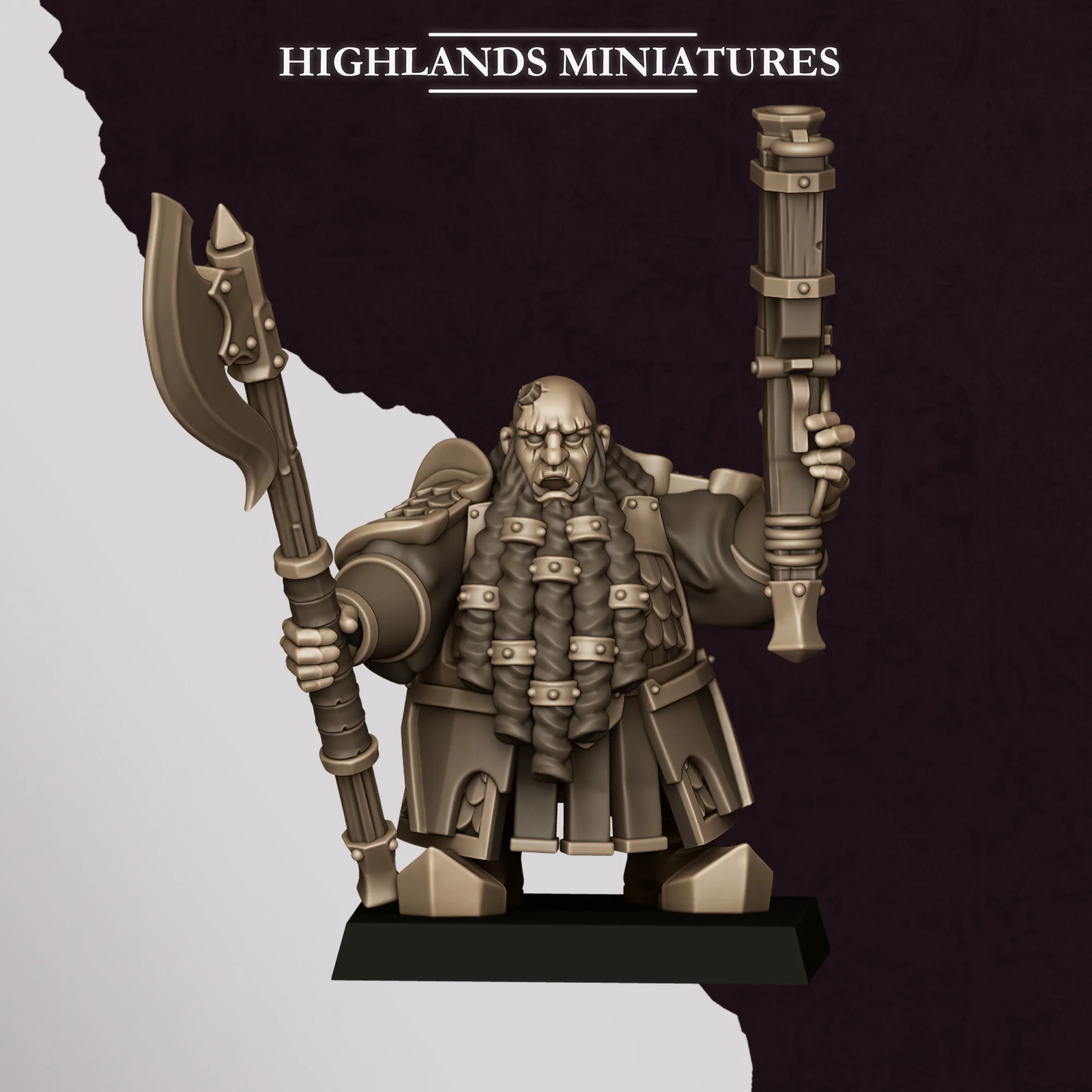 Marduk Heavy Guard Command Group - Resin Tabletop Miniature
