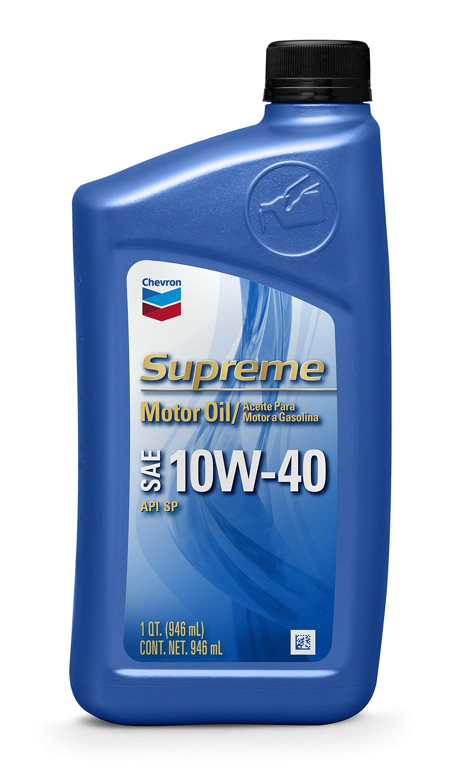 Chevron Supreme (220059719-12PK) 10W-40 Motor Oil - 1 Quart, (Pack of 12)