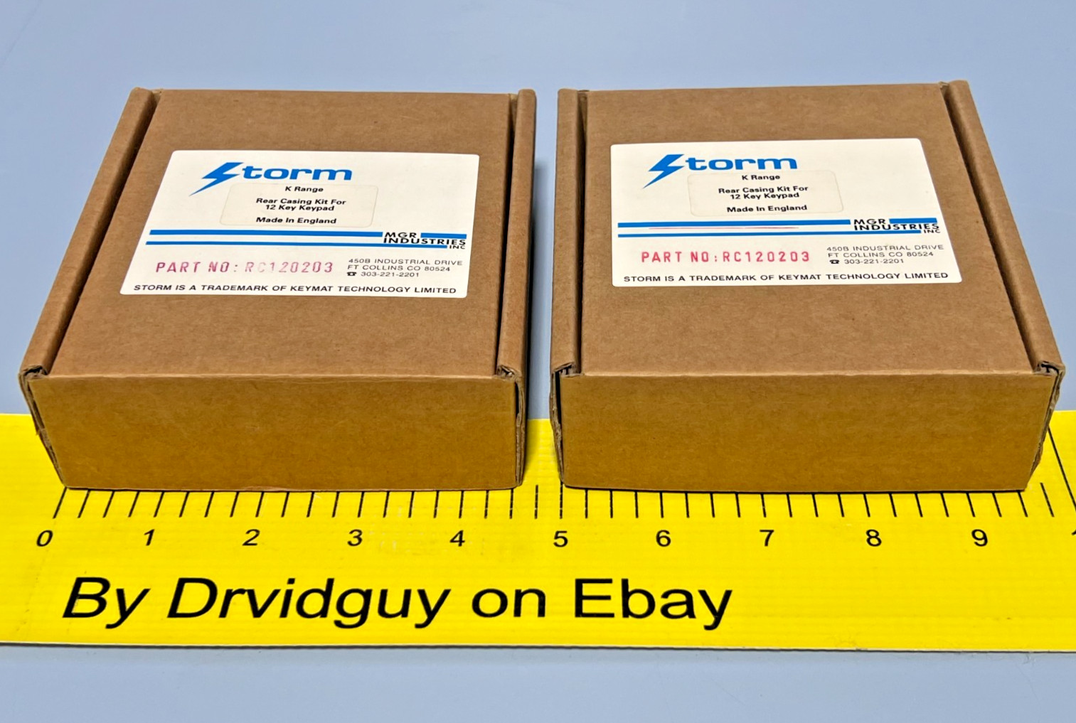 Storm 1000 Series Keypad Replacement Kit Housing, Blank Keys, Gaskets & Hardware