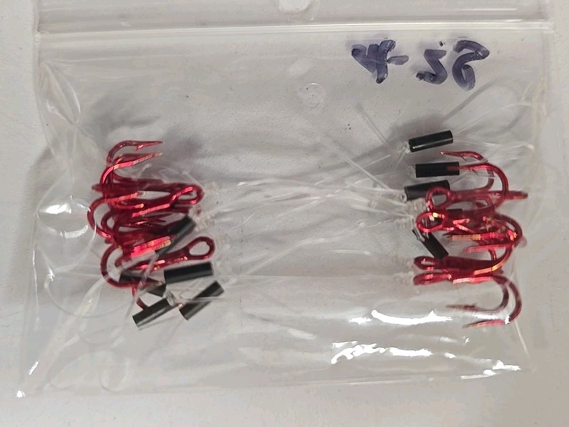 2 PACKS 10 COUNT ADJUSTABLE STINGER HOOKS SIZE 10