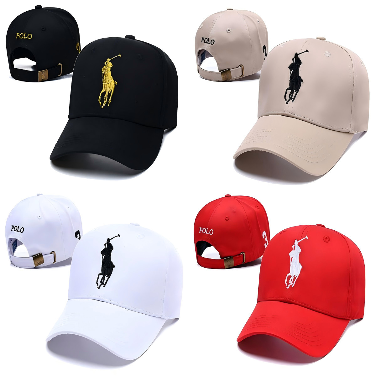 Classic Embroidery Raph Laren Hat Baseball Cap Polo Golf Cap Adjustable