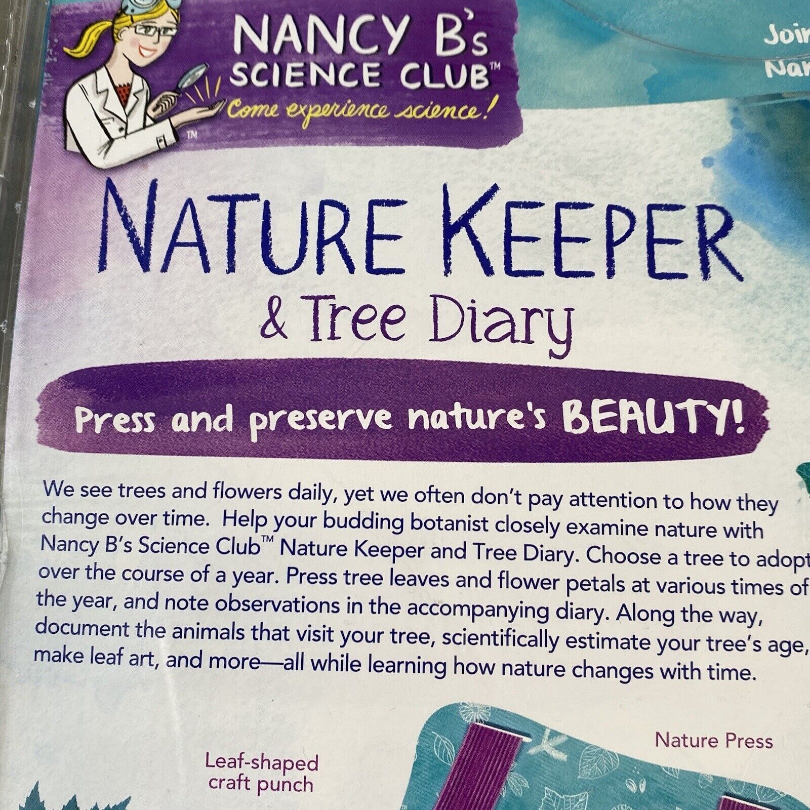 Nancy B's Nature Activity Science Club Nature Keeper & Tree Diary