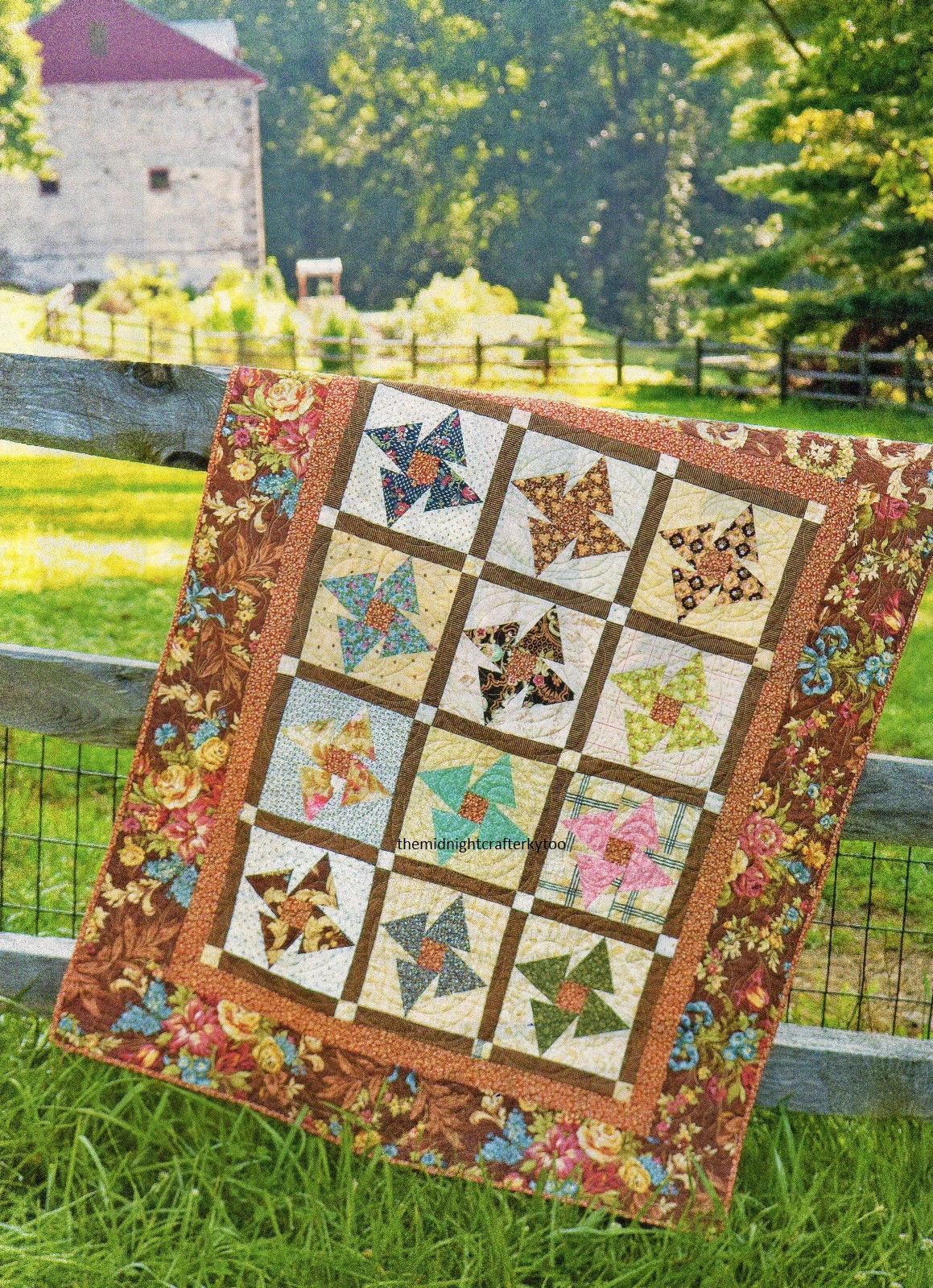 Catch The Breeze Quilt Pattern Pieced KE