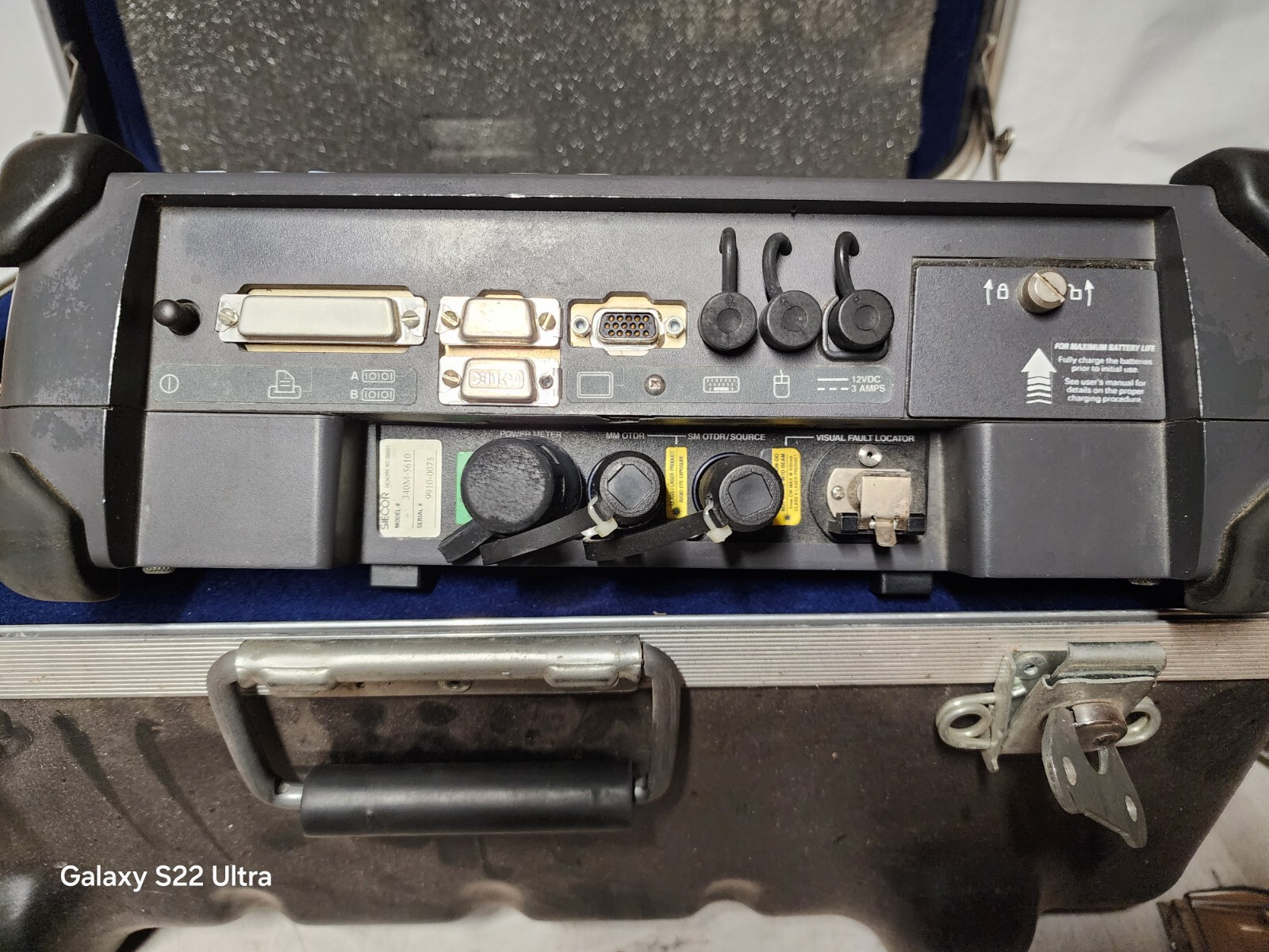 Siecor OTDR Plus Multitester II Model 340-1 w/ Hard Carrying Case & Extras