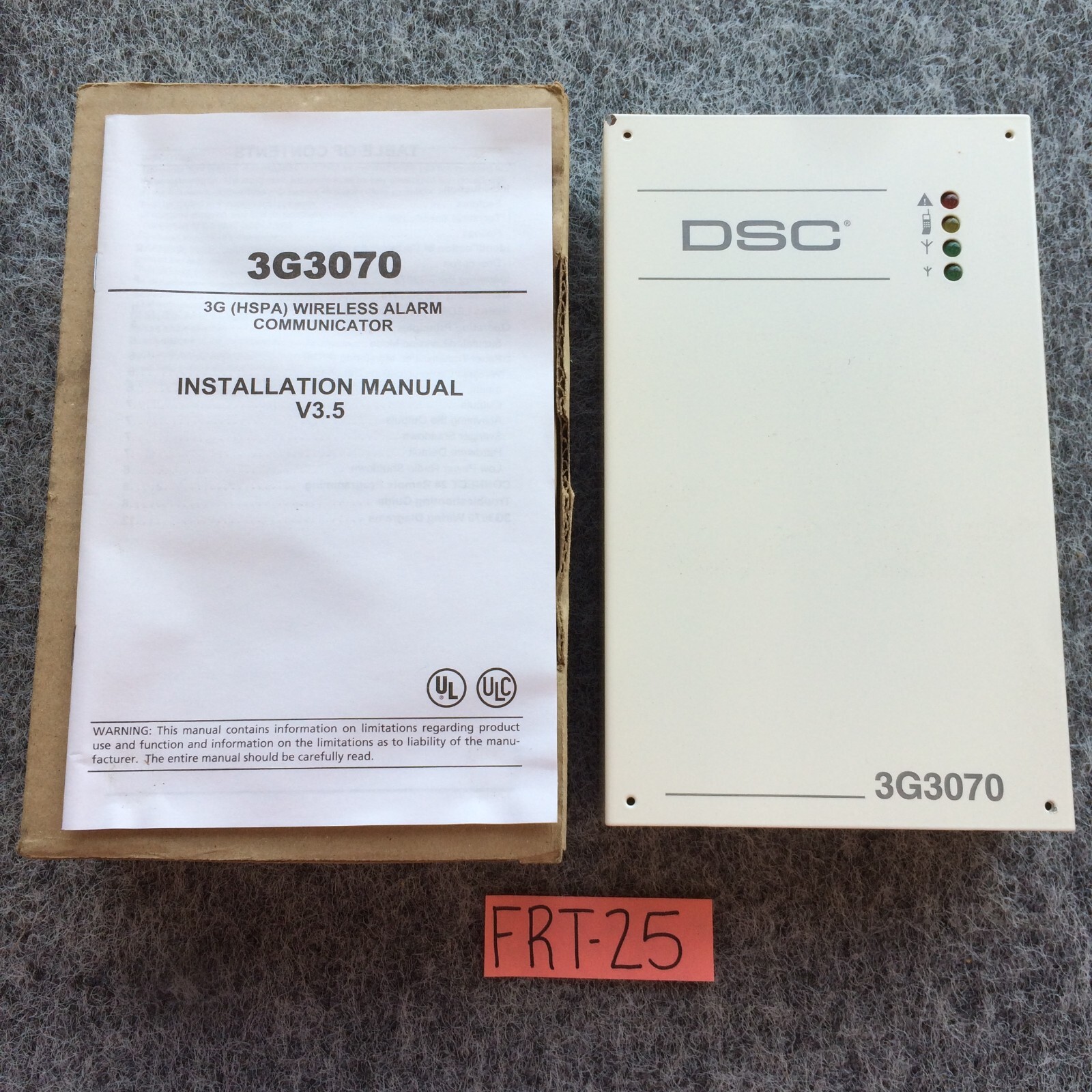 DSC 3G3070-USA  Wireless HSPA 3G Universal  Cellular Alarm Communicator NOS