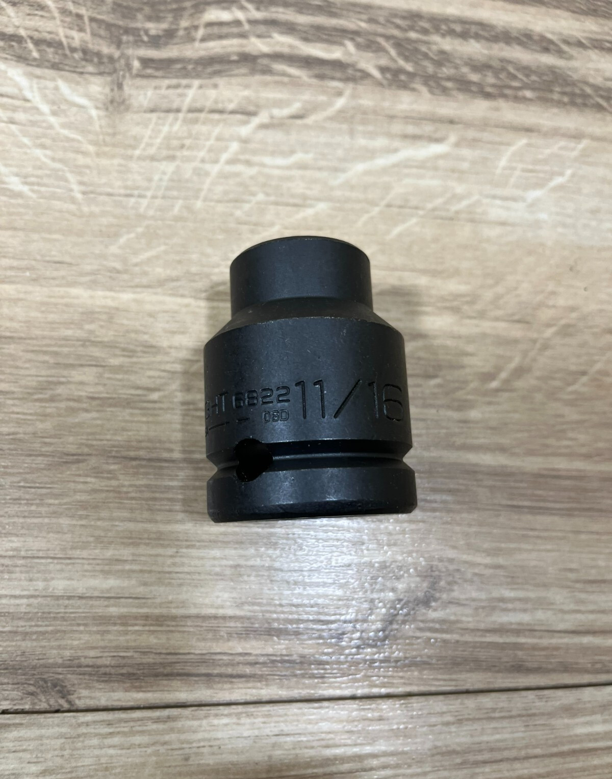 WRIGHT TOOL 6822 3/4" Drive  11/16" SAE Impact Socket 6 Point Made in USA