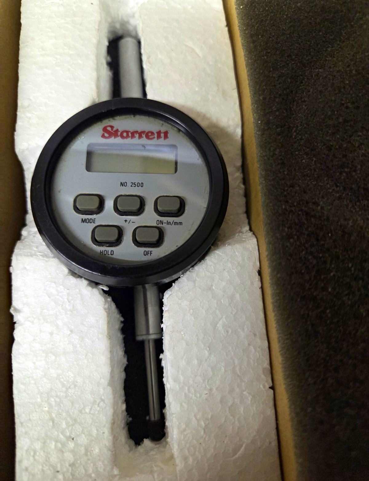 Starrett No. 2500 Electronic/Digital Indicator Electronic Digital Indicator