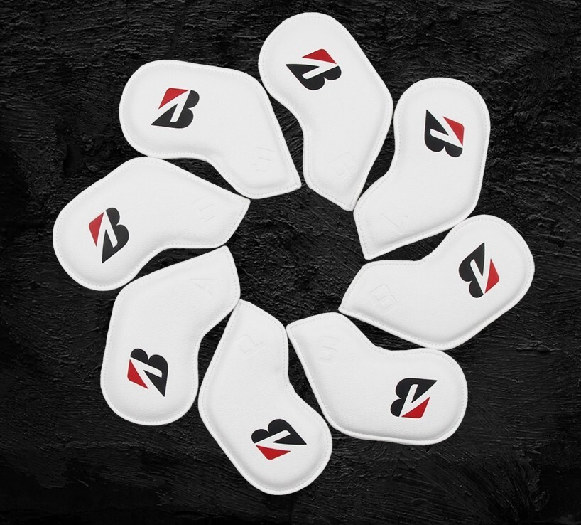 Bridgeston 8P Iron Head Cover Set Golf Accessories 5-9/P/A/S V300