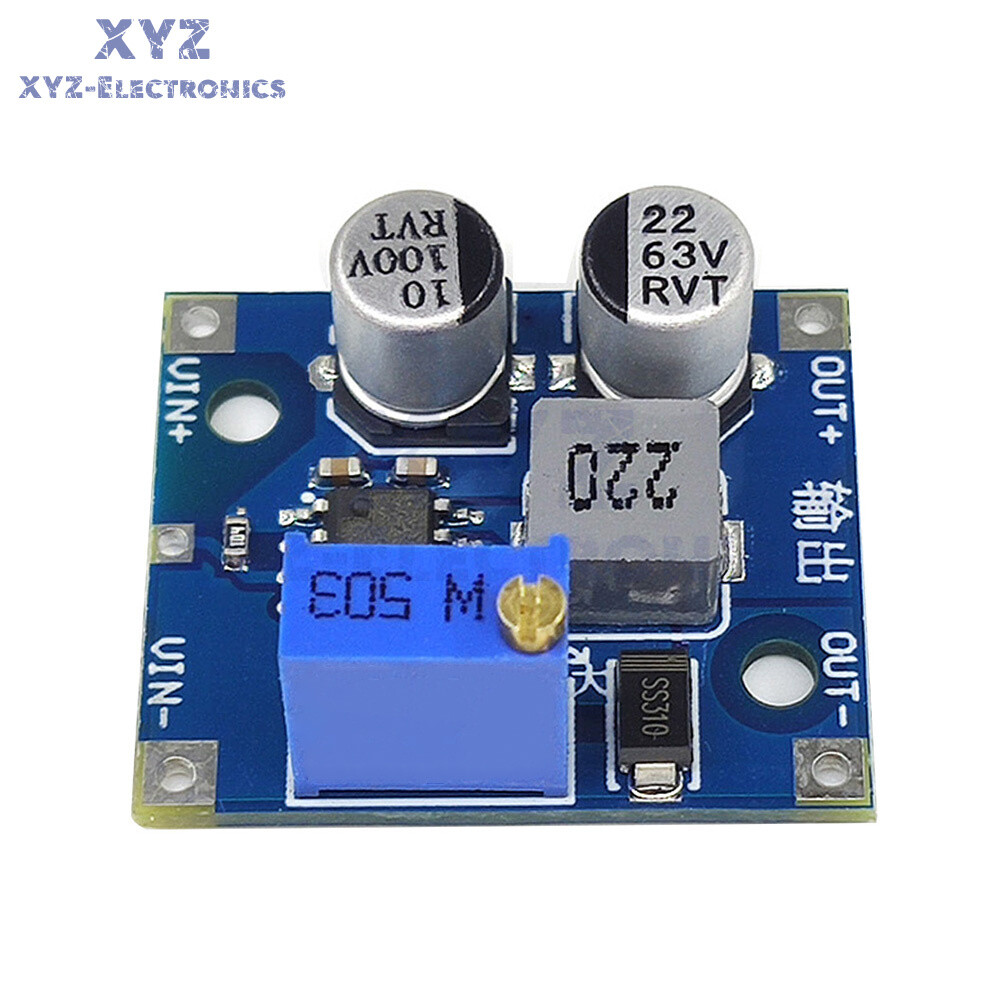 Mini DC-DC Step-Down Power Module Buck Converter 5-80V to1-62V Adjustable 1.5A