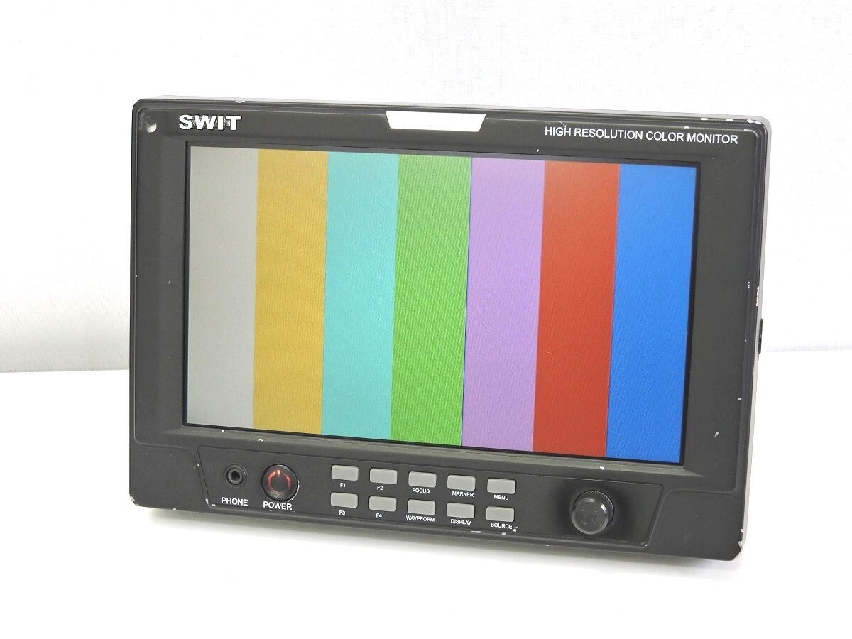 Swit S-1080F 8" LCD Monitor HDMI/HD-SDI/Y,Pb,Pr/Composite Tested