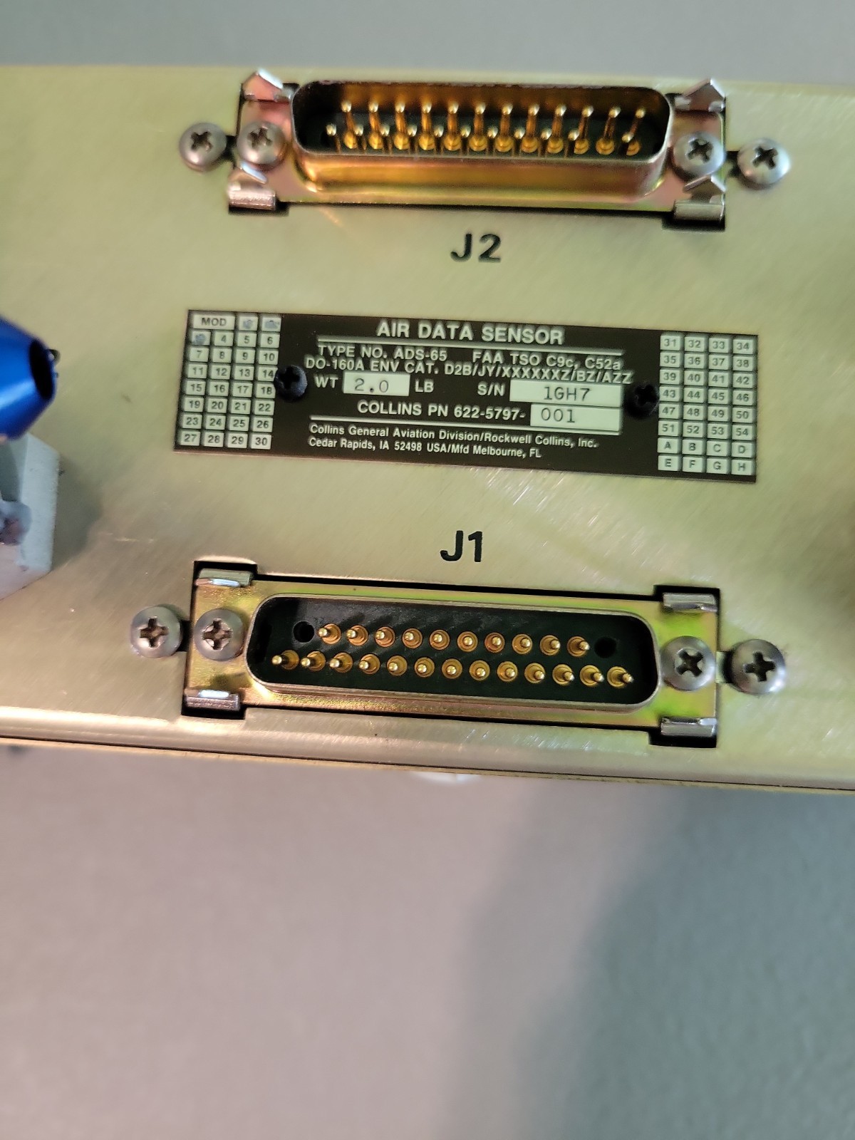 Collins ADS-65 Air Data Sensor P/N 622-5797-001