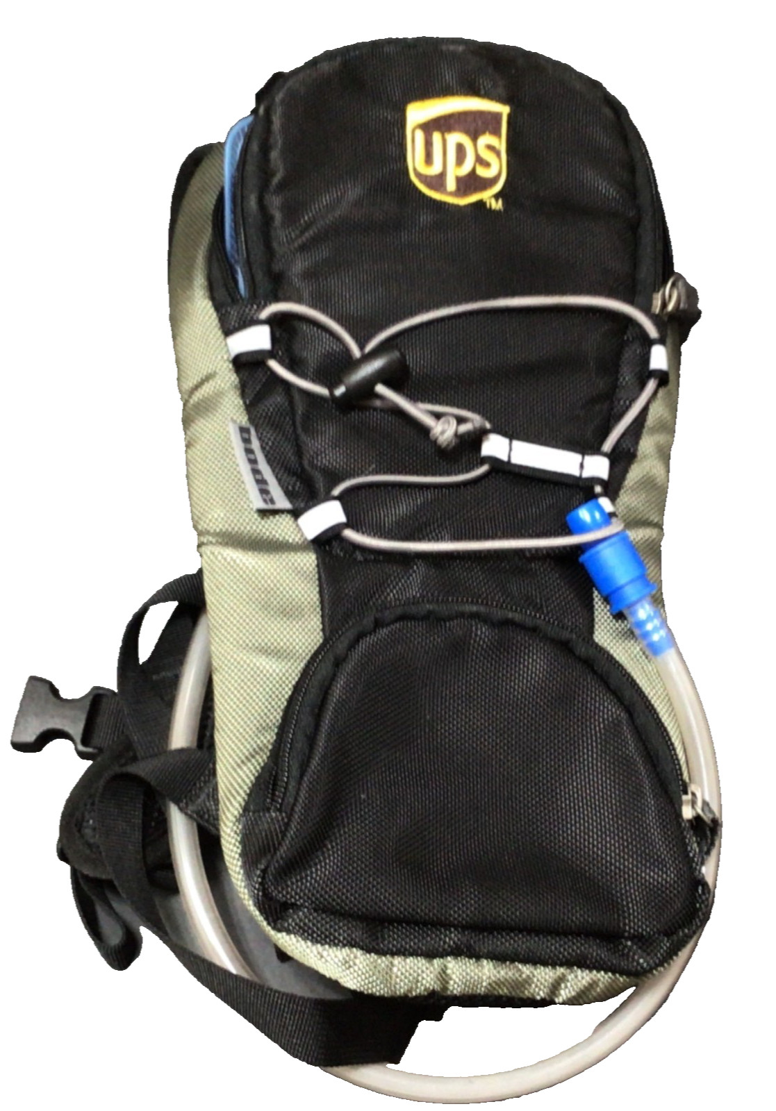 UPS Branded Hydration Backpack With 1.5L Water Reservoir & Adjustable Straps For