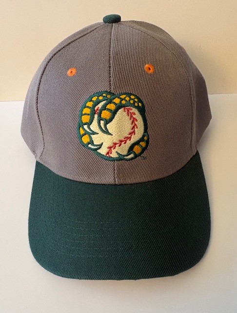 Boise Hawks Strap Back Ball Cap Adult OSFA Green & Gray Idaho Pioneer League Hat