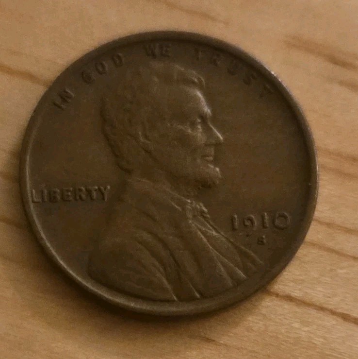 1910-S LINCOLN WHEAT PENNY CENT - VF VERY FINE