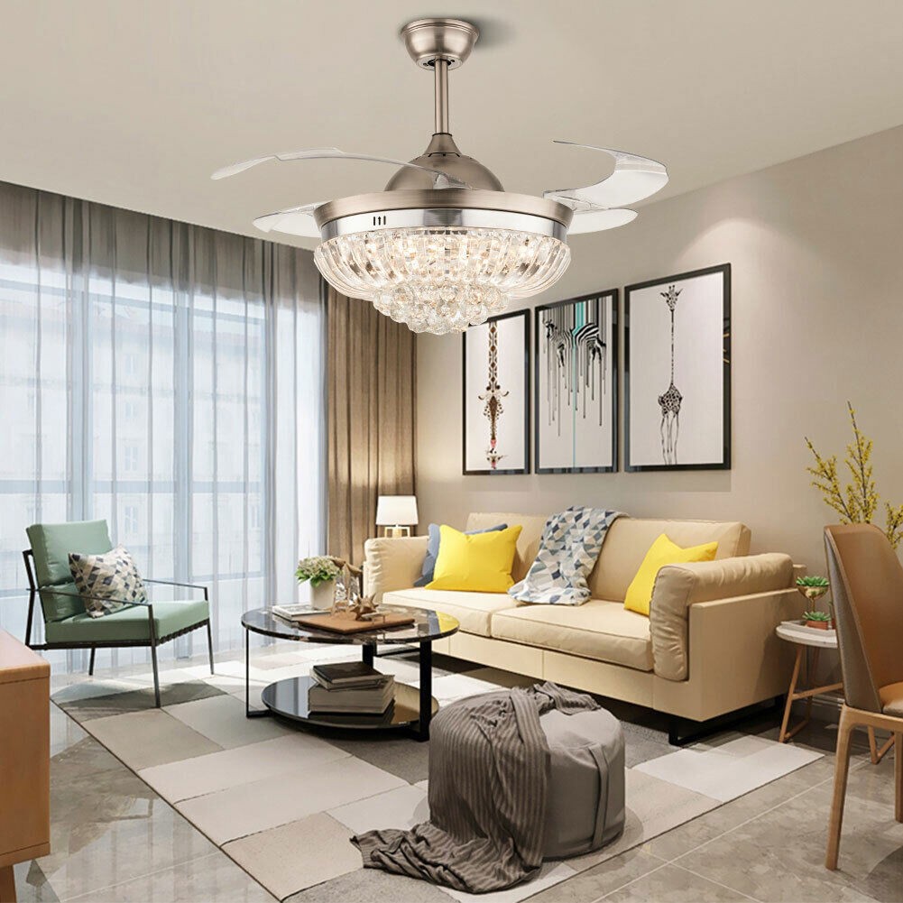 Elegant Crystal LED Chandelier Various Fixture Modern Ceiling Light Pendant Lamp