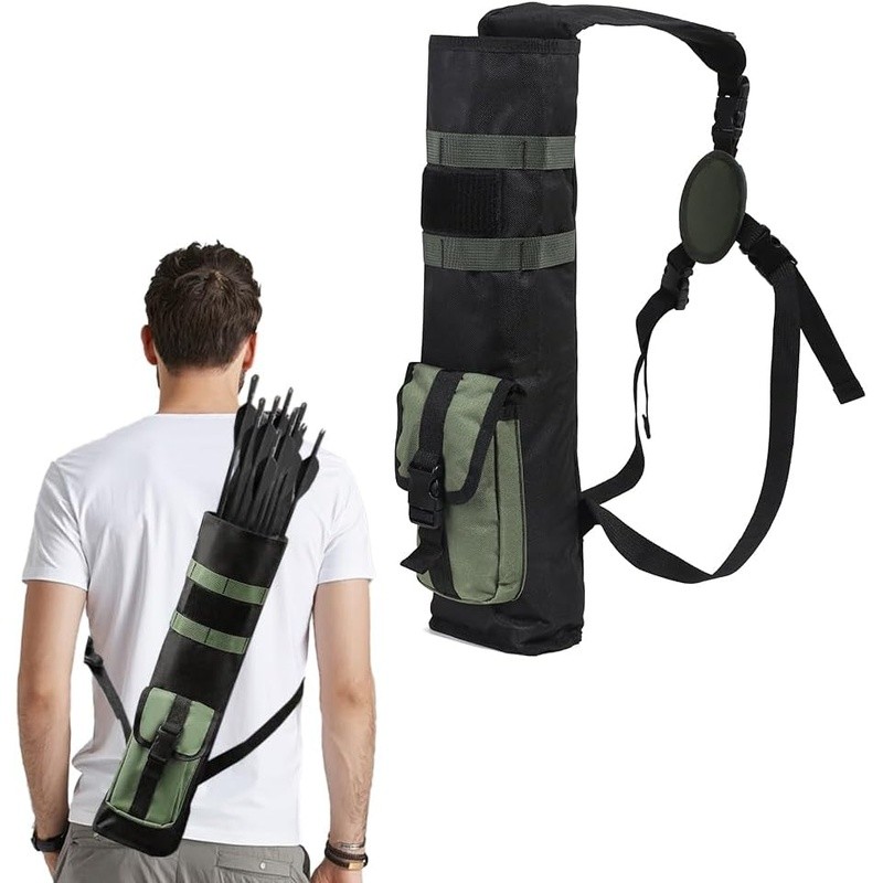 Durable Arrow Quiver W/ Adjustable Shoulder Strap Molle System Archery New