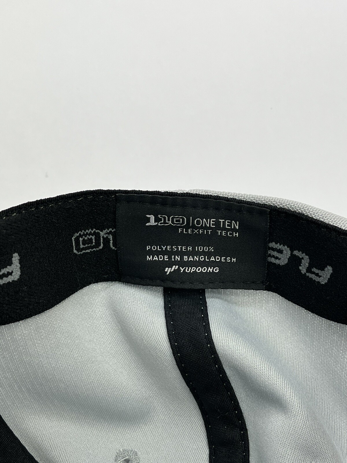 110 One Ten Flexfit Tech Gray Golf Hat Nuterra Patch Strapback