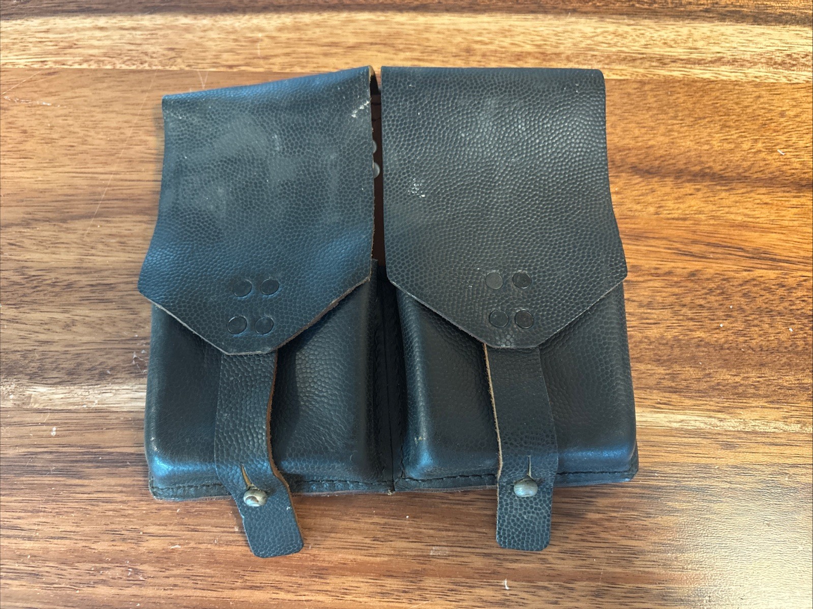 Vintage FN-FAL FAL .308 7.62x51 Austrian Leather Magazine Pouch, Surplus Miltary