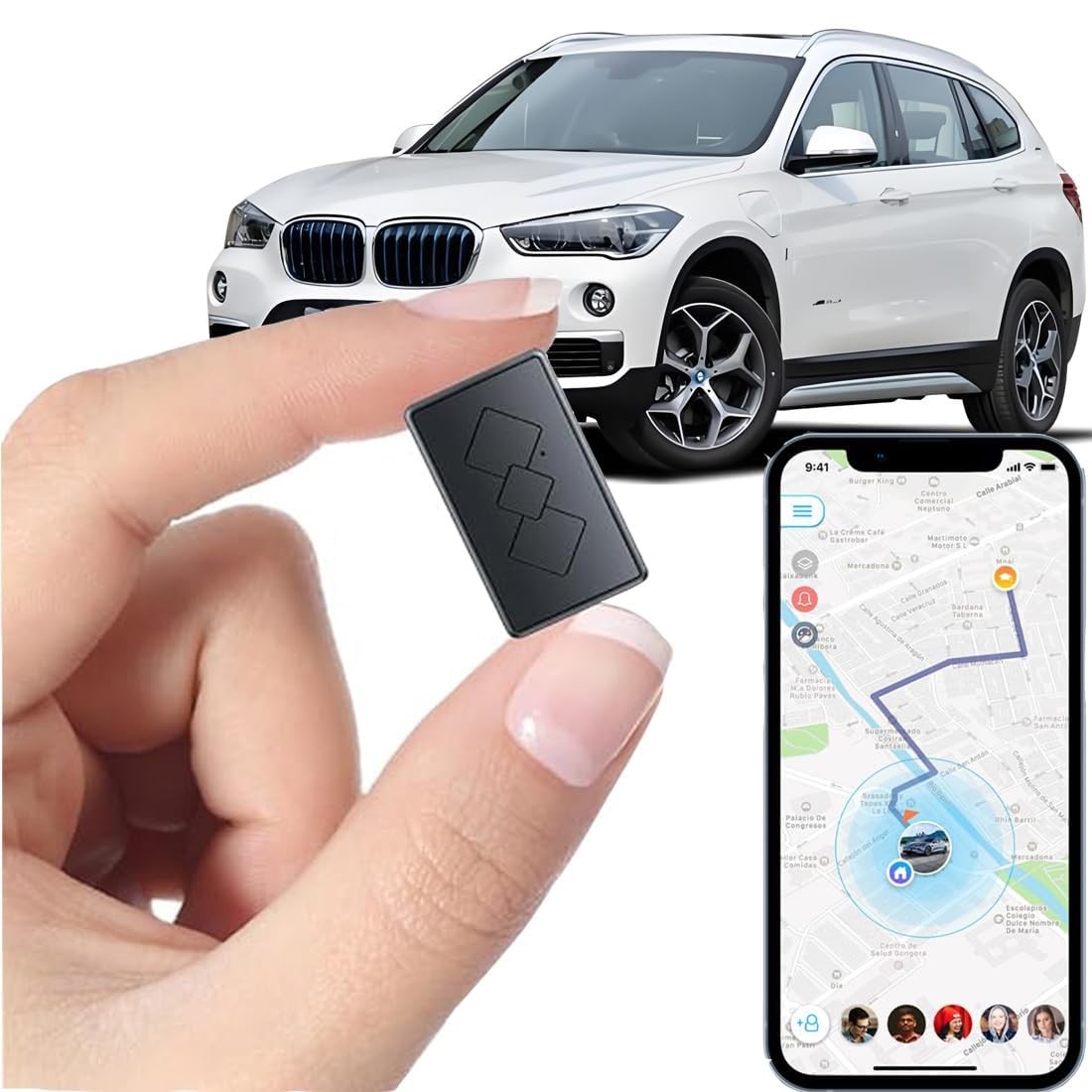 Mini GPS Tracker for Vehicles - Tracker Device for Vehicles No Subscription N...