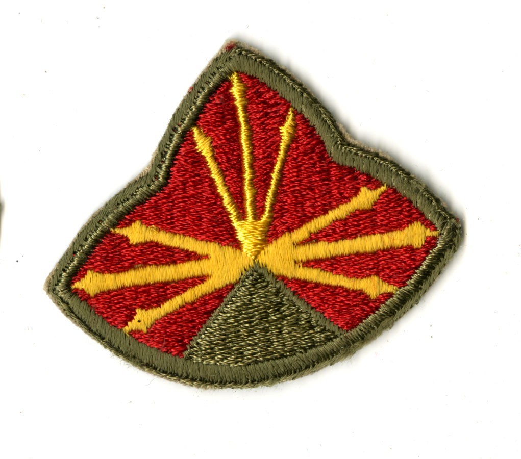 Antiaircraft Command Southern White Back Patch WWII Vintage