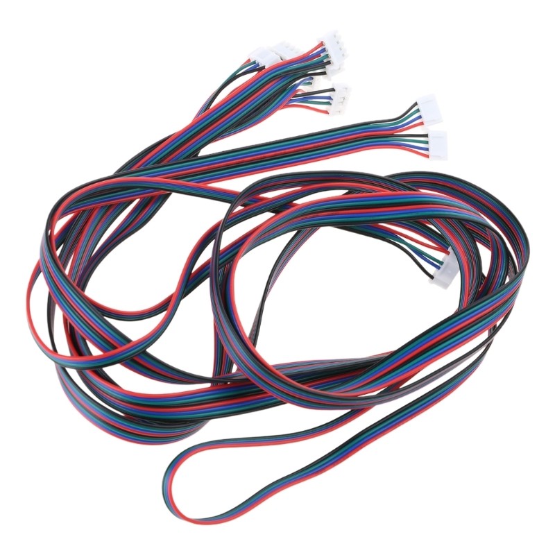 1m/3.28ft Stepper Motor Cables Lead Wire XH2.54 4Pin to 4Pin for 3D Printer