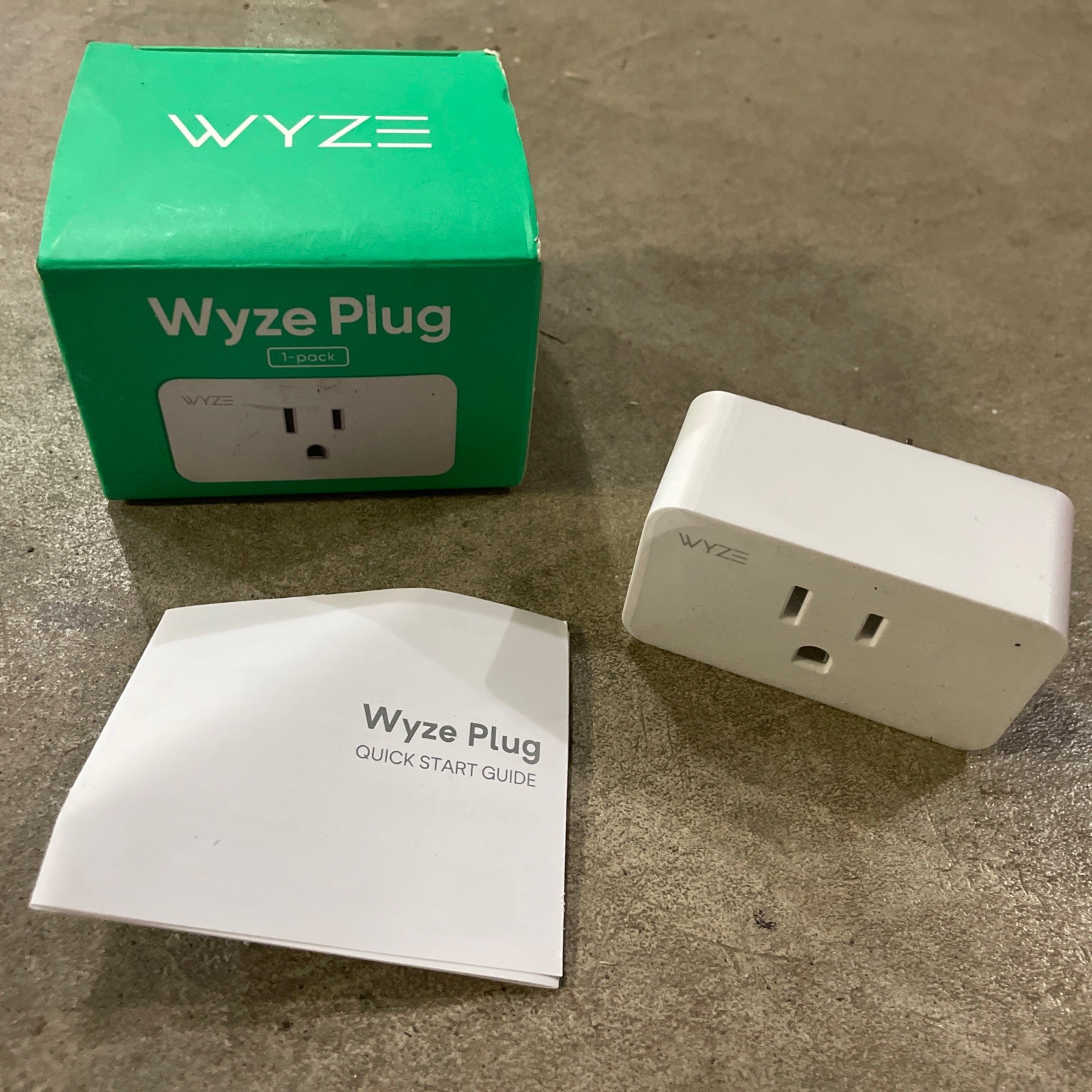 Wyze WLPP1-1BF  Wi-Fi Smart Plug 120V 60 Hz 15A 1-Pack White Alexa Google Ifttt