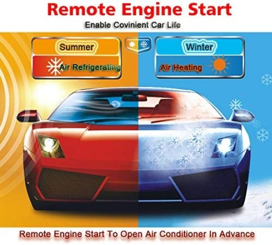 Push to Start Car Security Kit with Remote Entry & Trunk Release Feature