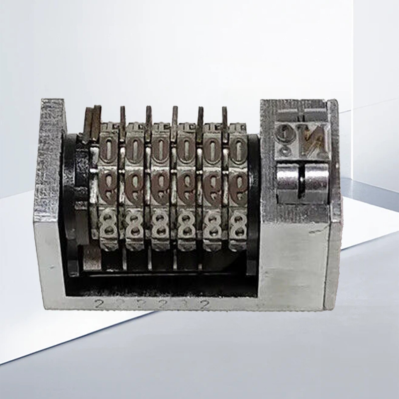 Rotary 6 Digit Numbering Machine 4X8 Backward Printing For Printer Letterpress--