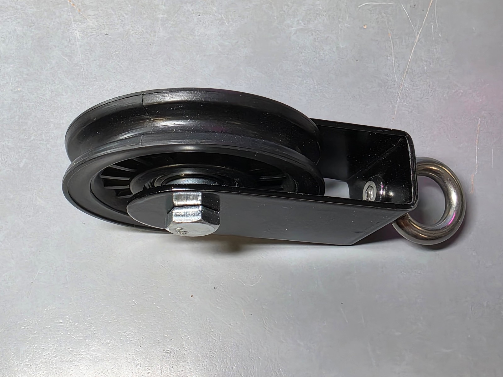 Lat Pull Pully System for Standard Plates -Black, New
