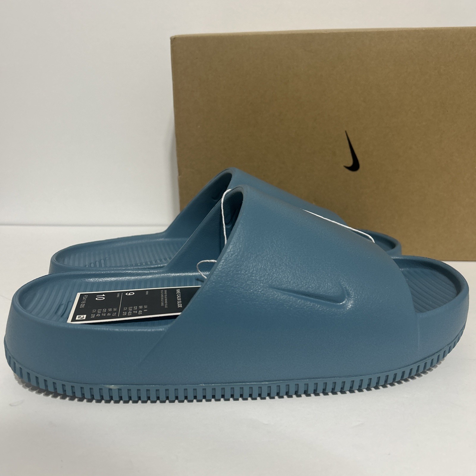 Nike Calm Slide Smokey Blue Men’s Size 9 Women’s 10 New with Box Shoes Sandals