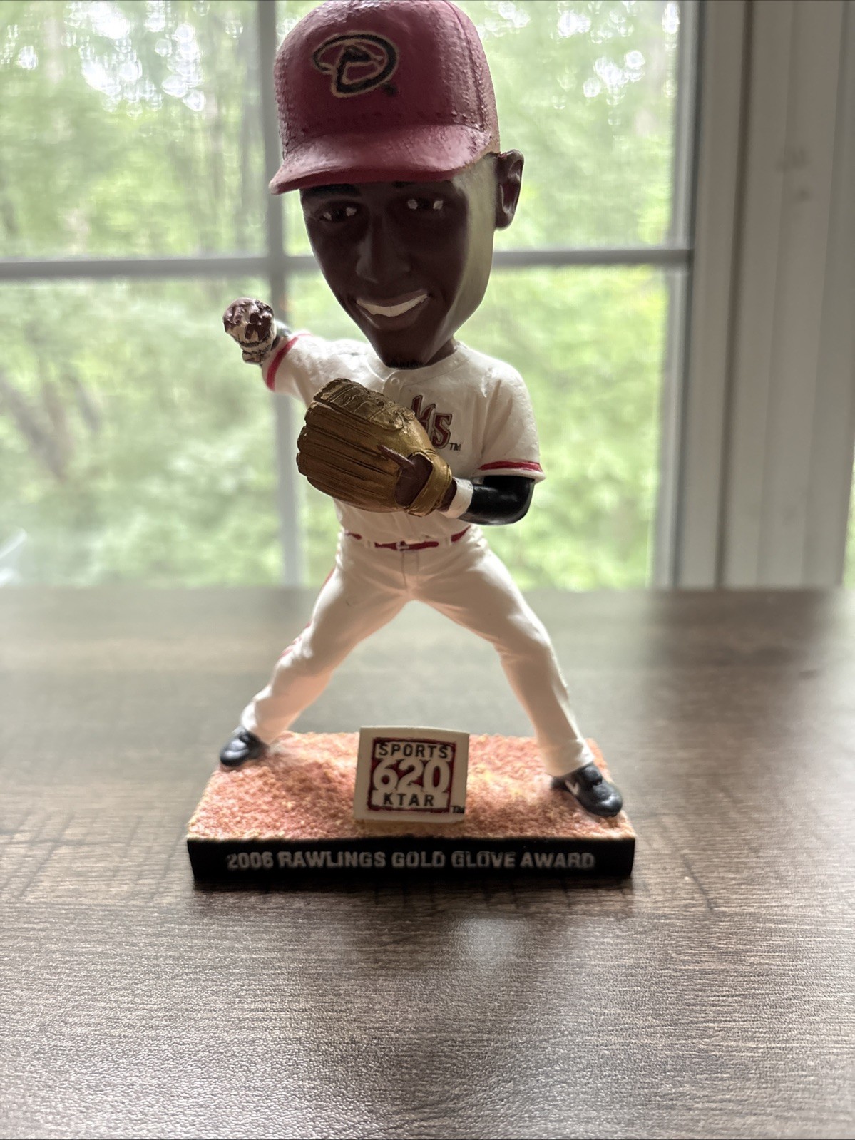 Orlando Hudson Bobblehead Arizona Diamondbacks 2006 Rawlings Gold Glove Award