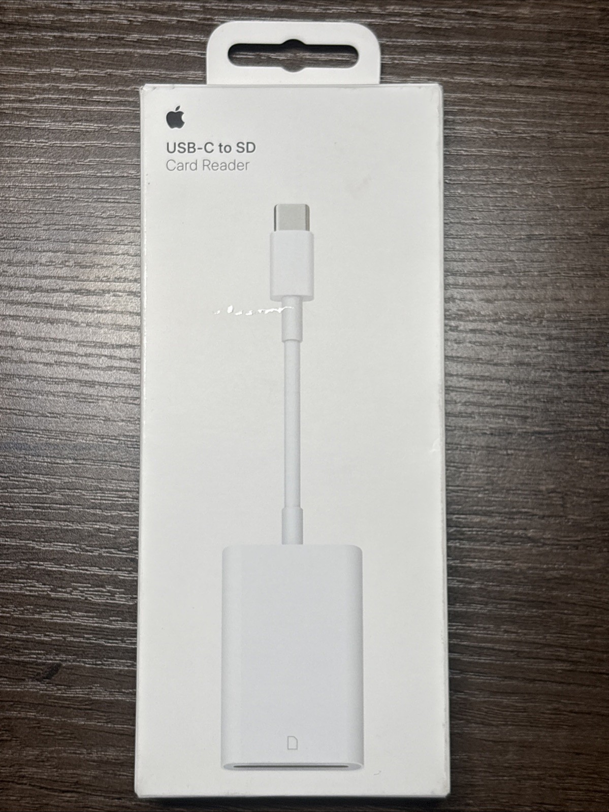 Apple USB-C to SD Card Reader A2082 White MW653AM/A Genuine