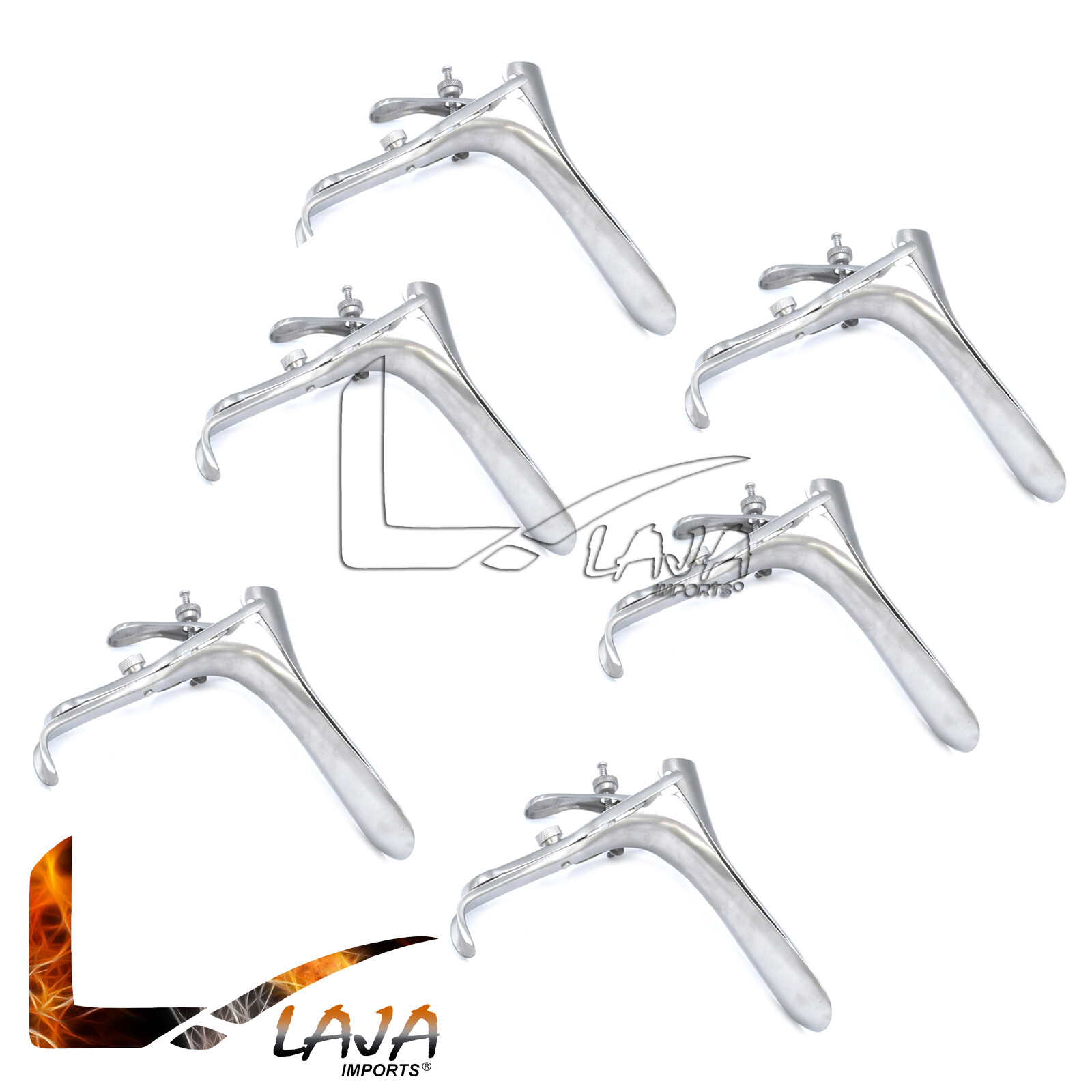 6 Pcs Medium Graves Veginal Speculum Medical Gynecological Instruments