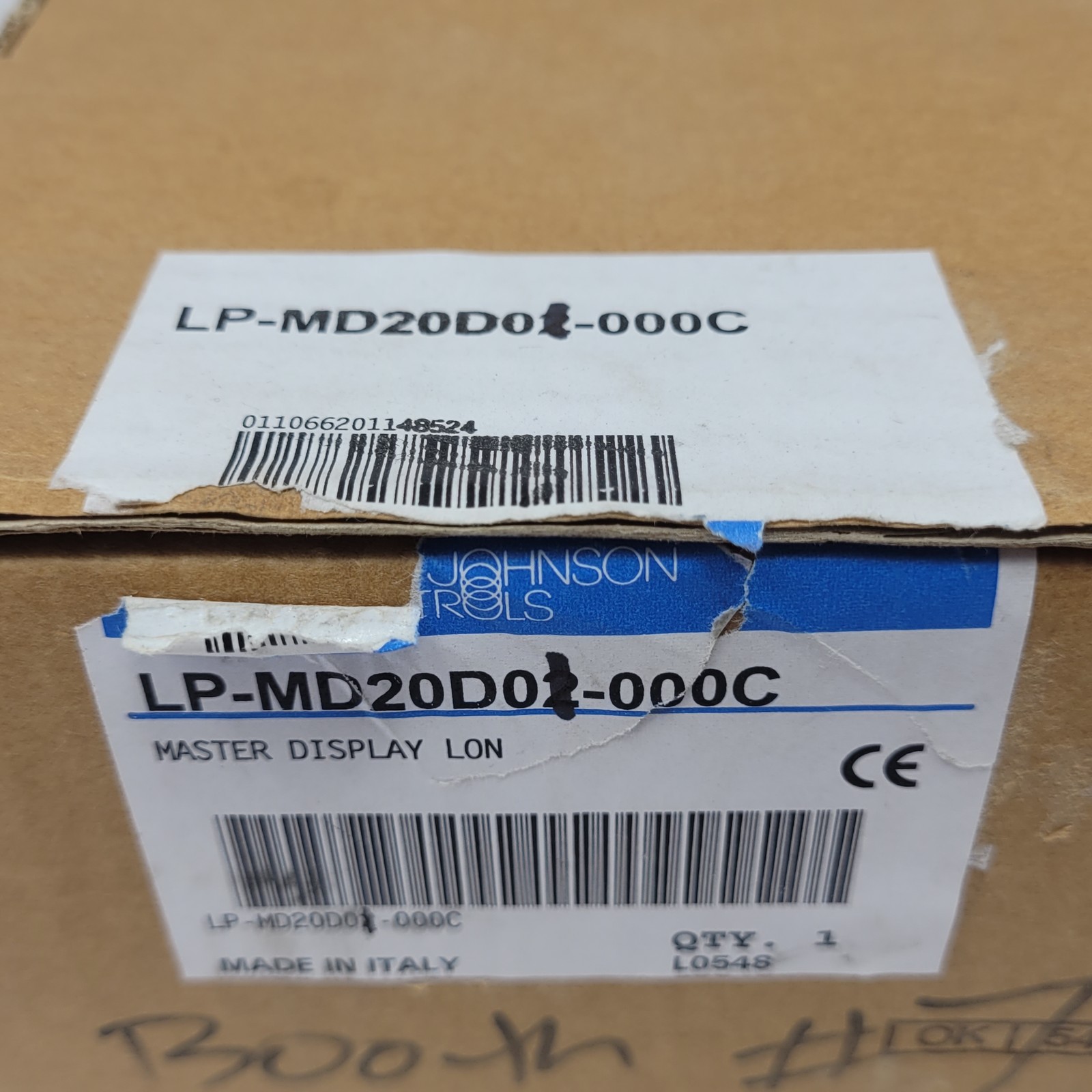 Johnson Controls LP-MD20D01-000C Temperature Process Contol Master Display