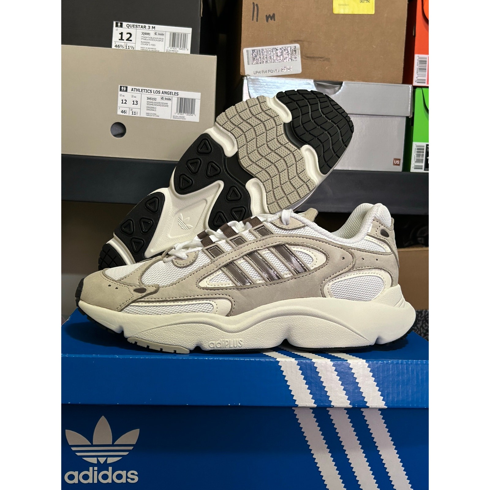 adidas Ozmillen White Putty Grey / $110 Retail!! / Size 8.5 / Brand New