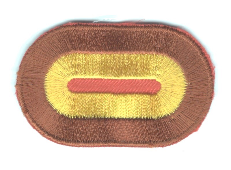 Army Airborne Oval Patch:  101st Airborne Division Support Cmd - cut edge