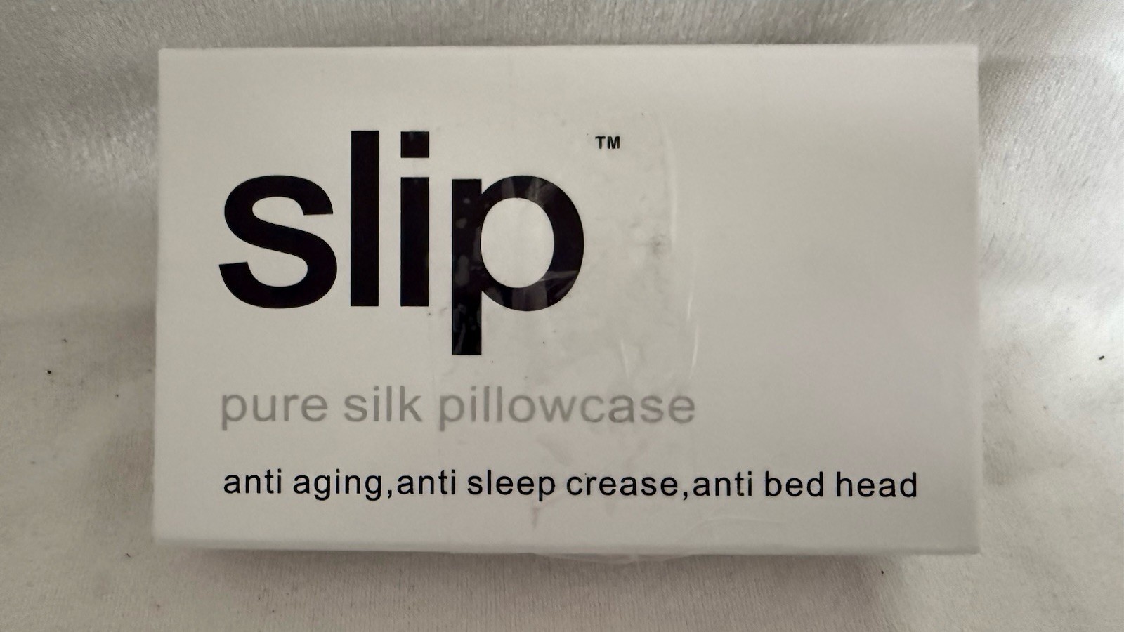 Slip 20" x 36" King Size Pure Silk Pillow Case - Anti-BedHead, White