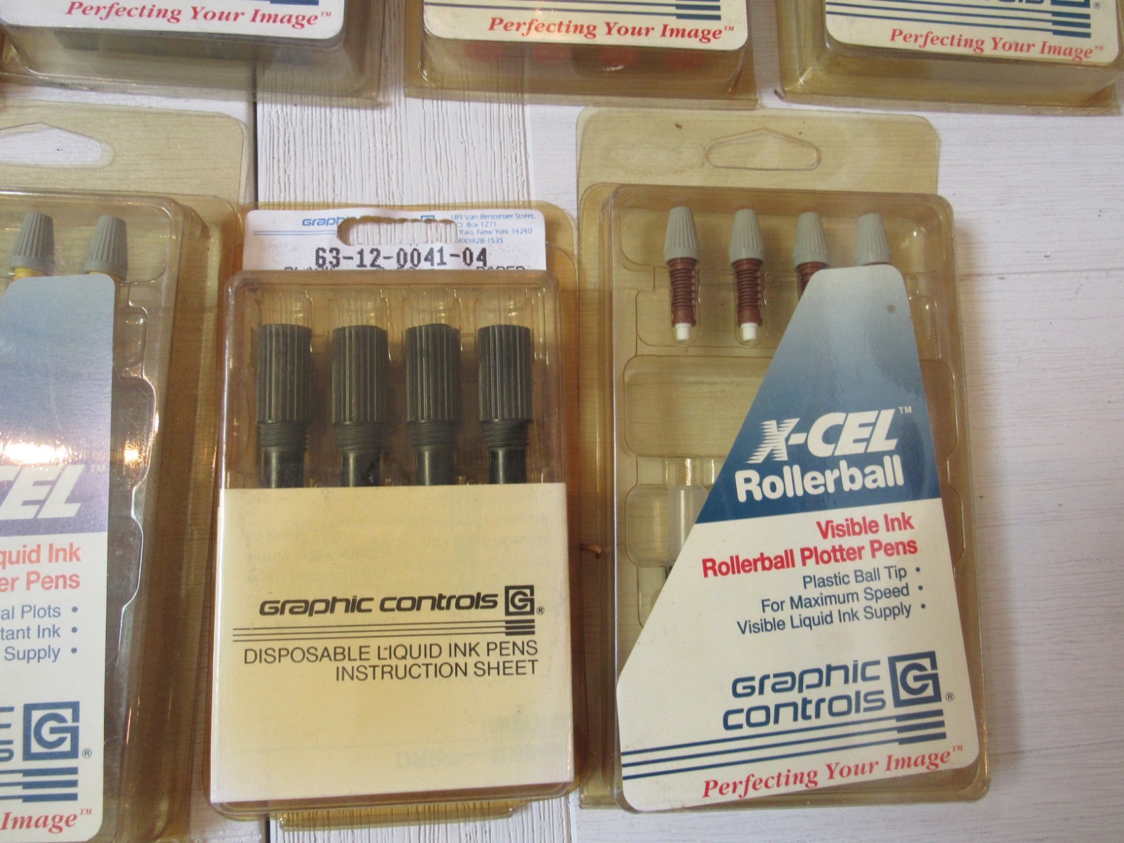 X-Cel Disposable Liquid Ink Plotter Pens Lot