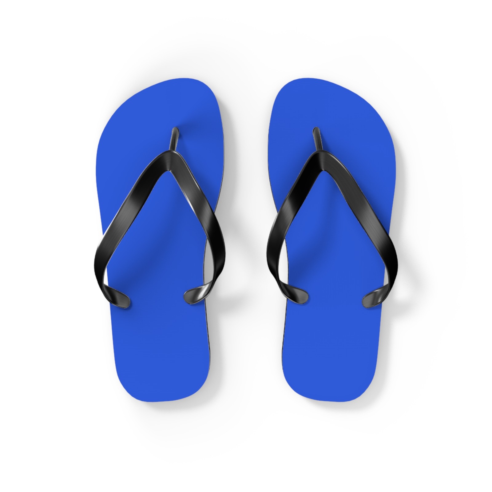 Neon Blue Flip Flops, Sandals Slides, Summer Footwear, Brand New