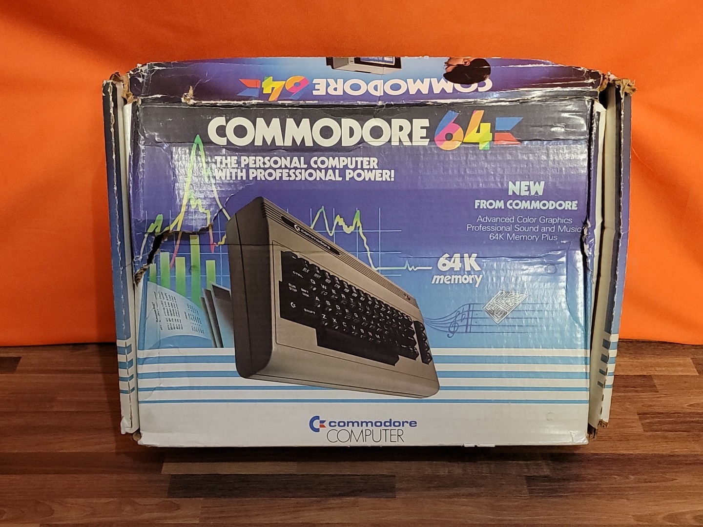 Commodore 64 System Console Computer  in Box w Warranty Card ~ Please Read