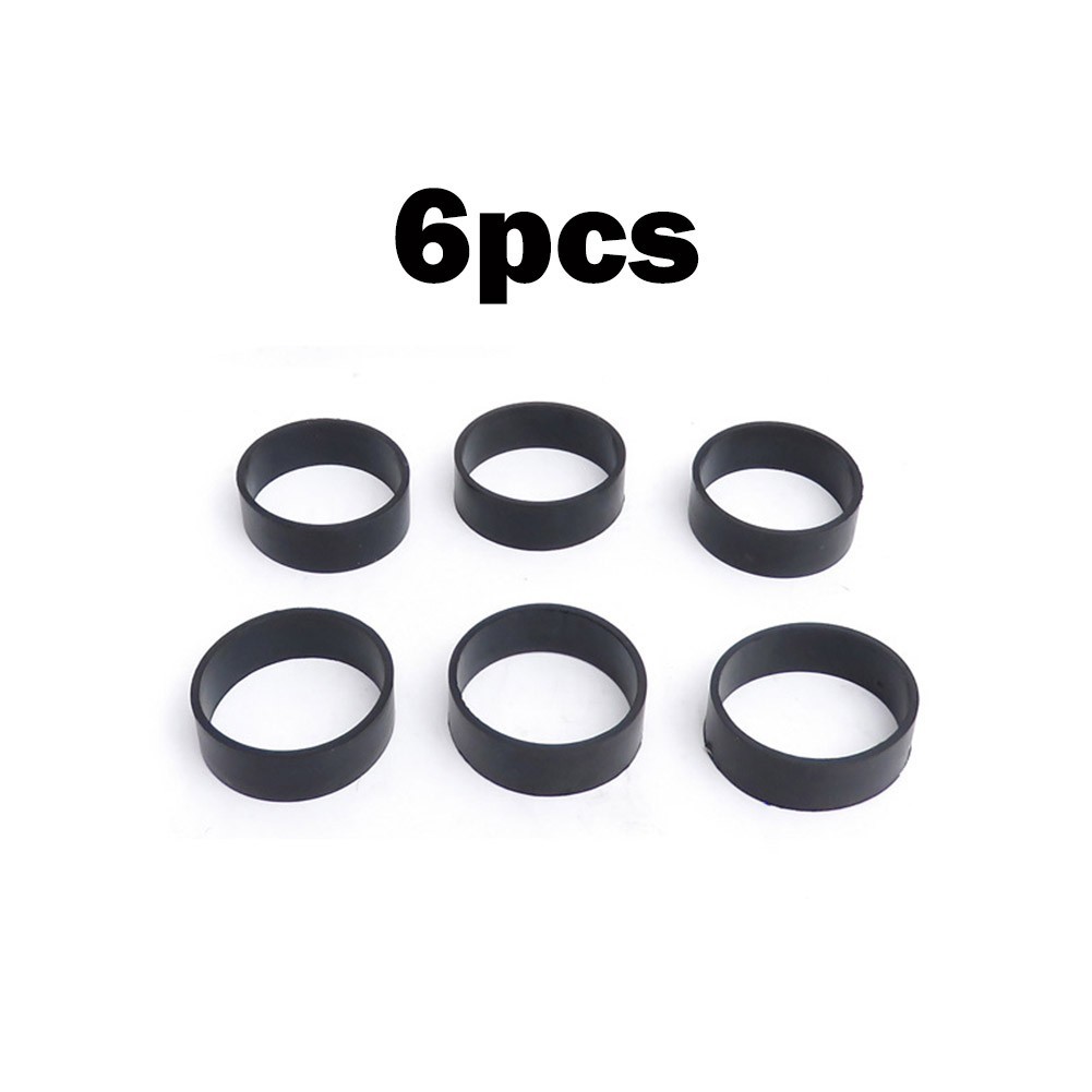 6pcs Scuba Dive Tech Diving Backplate Straps Harness Webbing Keeper Rubber Loops